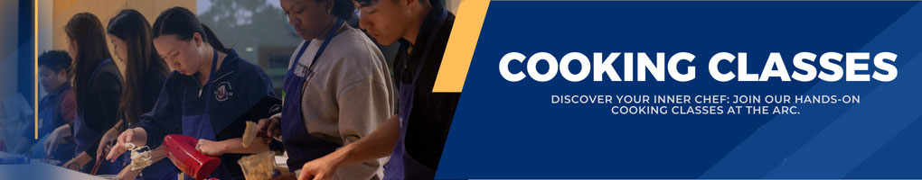 Cooking Class Page header Title and image