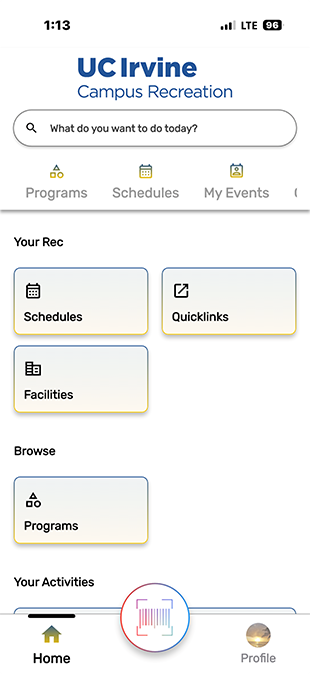 UCI Campus Rec App