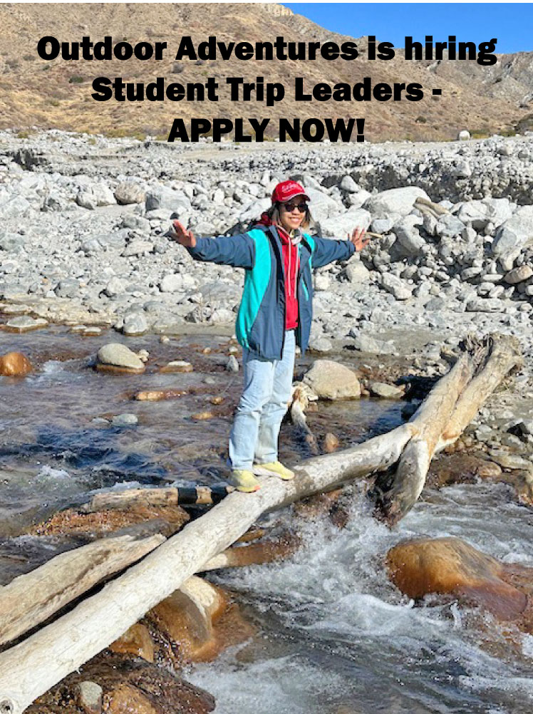 Outdoor Adventures - Hiring Student Trip Leaders